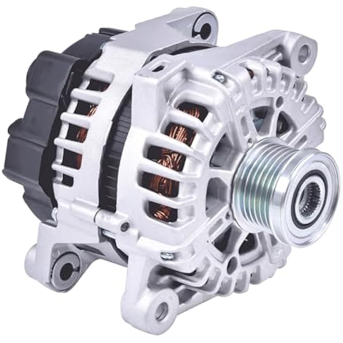 FuseRish 37300-2G800 Alternator 150A Compatible with Hyundai Santa Fe Sport/Base 2.0T 2.4L 2.0L 2013-16; for Sonata GLS 2.4L 2014; for Optima EX/LX 2.4L 2.0L 14-15; for Sorento LX 2.4L 12-2014 11606, 11710N - Image 1