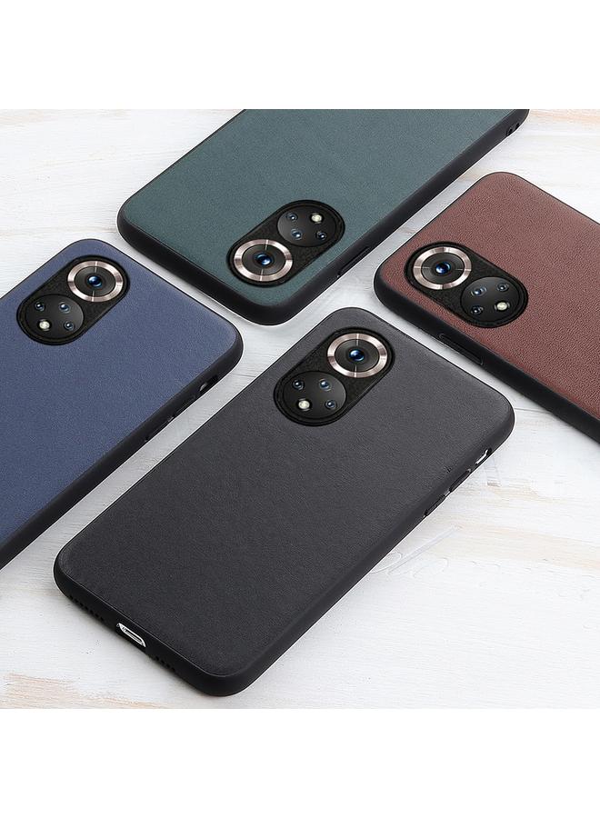 اس-توب جراب لهاتف Honor 50 مصنوع من جلد الأغنام المقاوم للصدمات بفتحات دقيقة - Image 4