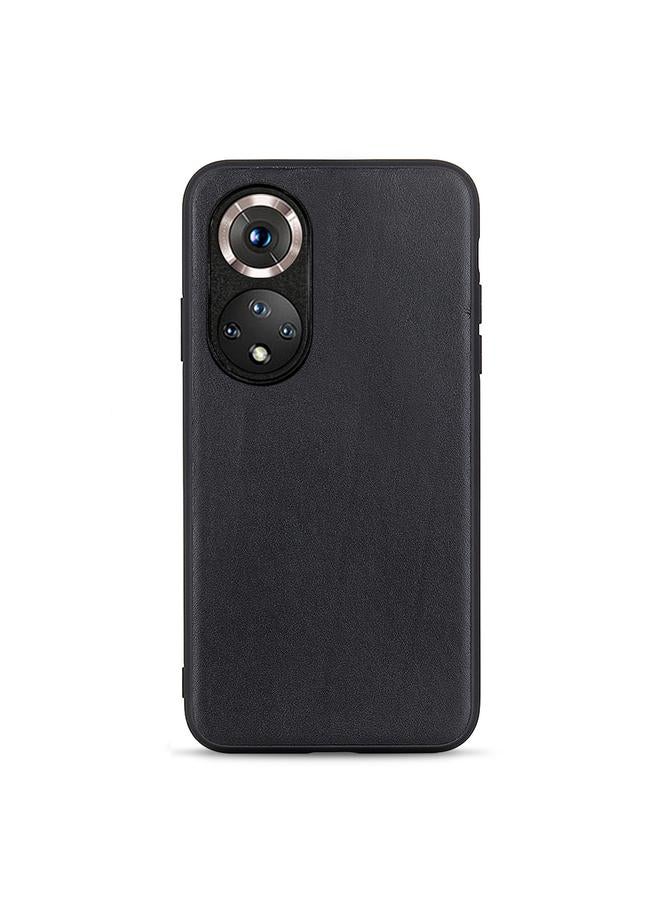 اس-توب جراب لهاتف Honor 50 مصنوع من جلد الأغنام المقاوم للصدمات بفتحات دقيقة - Image 1