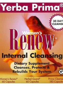 Women's Renew Internal Cleansing 3 Part Program 300 Capsules