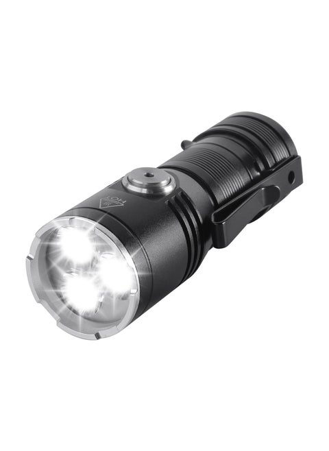 ET15 Mini EDC Flashlight Rechargeable High Lumen 2000 - Small Powerful Pocket Flashlights with Clip Magnet, USB C IP67 Waterproof LED Tiny Flash Light