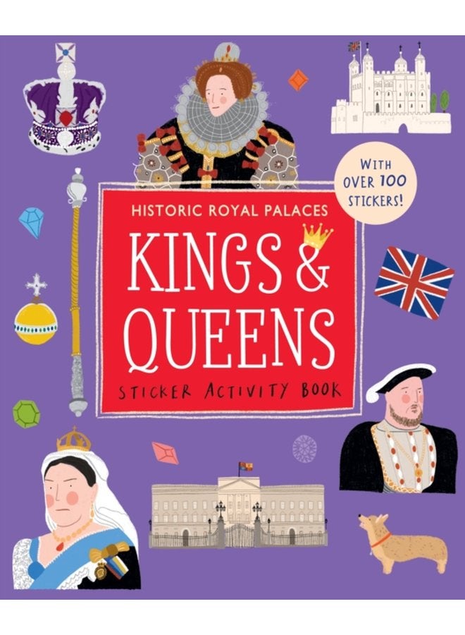 Kings and Queens Sticker Activity Book - Paperback