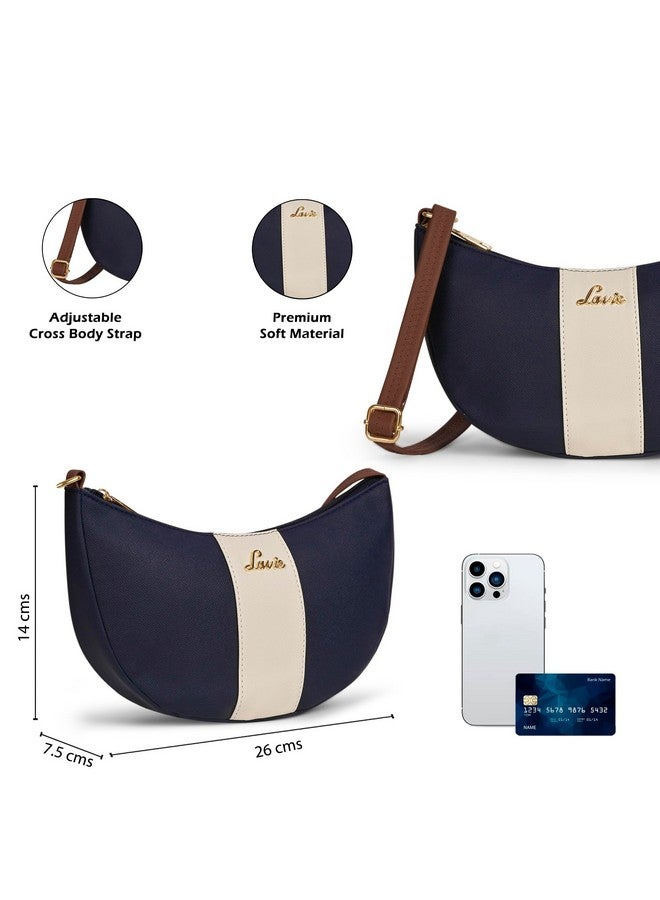 Lavie Women's Bonnie Hobo Colorblock Crossbody Sling Bag | Ladies Purse Handbag | Gift for Women - Image 3