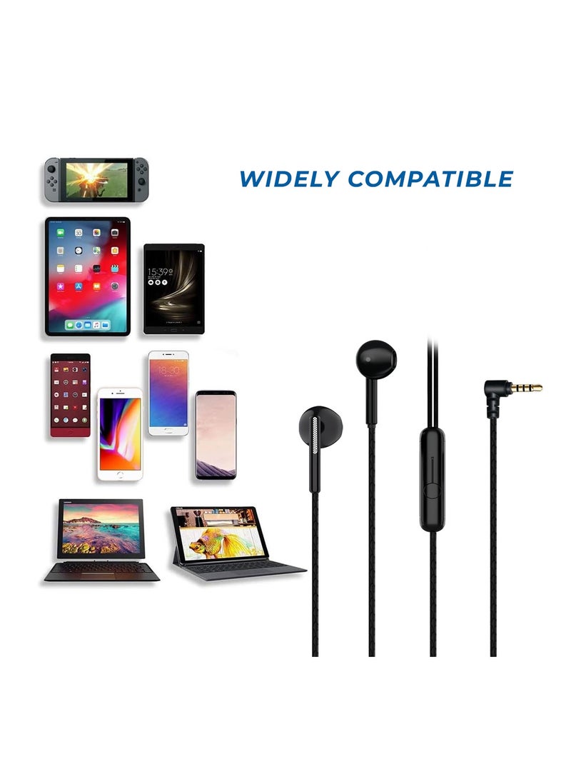 Admos ADMOS AM-896EP Stereo Music Earphones, 3.5mm Plug, 1.2m Tangle-Free Cable, Comfortable Fit, HD Calling, High-Fidelity Sound Quality  - Image 5