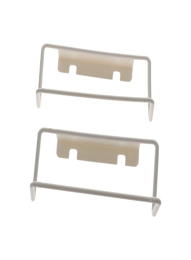 Pokinge 2Pcs Plastic Towel Rack,Space Saving Door Back Organizer Over The Door Cabinet Cupboard Hanger Multifunction Towel Bar Rack for Home Kitchen Bathroom - Image 2