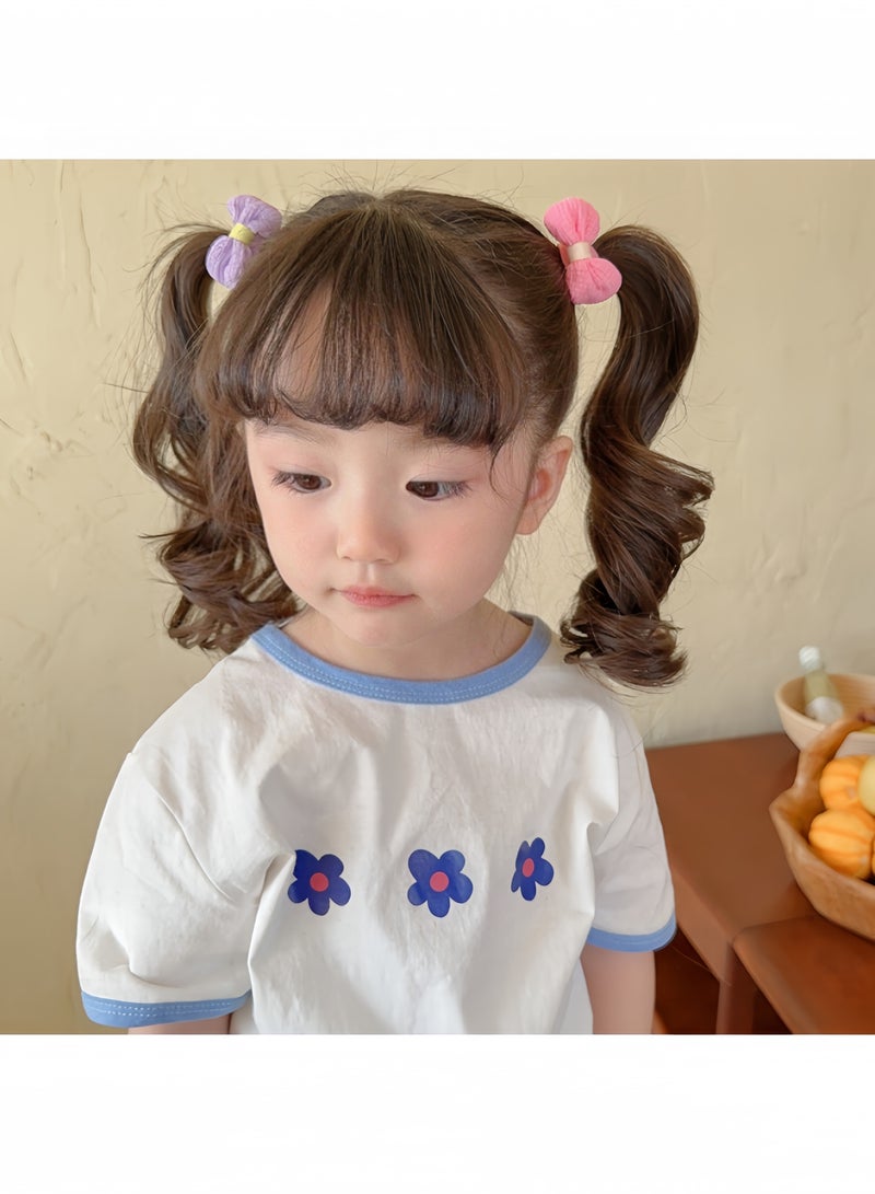 Harse 12 Piece Cute Girl Headbands, Bow Headbands, Adorable Flower Headbands,Hair Accessories, No Damage Hair Ties, High Elasticity Ponytail Holders - Image 3