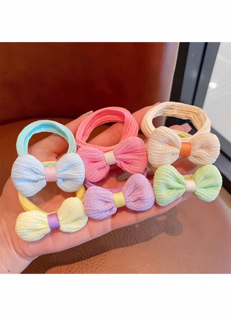 Harse 12 Piece Cute Girl Headbands, Bow Headbands, Adorable Flower Headbands,Hair Accessories, No Damage Hair Ties, High Elasticity Ponytail Holders - Image 5