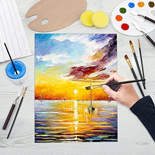 morel MOREL CANVASES for Painting Pack of 1 4 X 6 INCH Blank White Canvas Boards 100 Cotton Art Panels for Oil Acrylic Watercolor Paint - Image 3