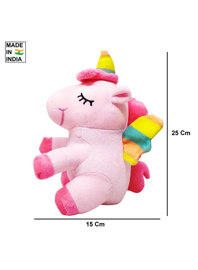 PARTEET 25 Cms Unicorn Stuffed Animal Soft Plush Toy Gift for Kidssoft Toy|Baby Toys|Kids Toy|Soft Toy|Toy for Girl/Boys|Toy Gift for Girls|Kids Toys for Boys/Girl| - Image 4