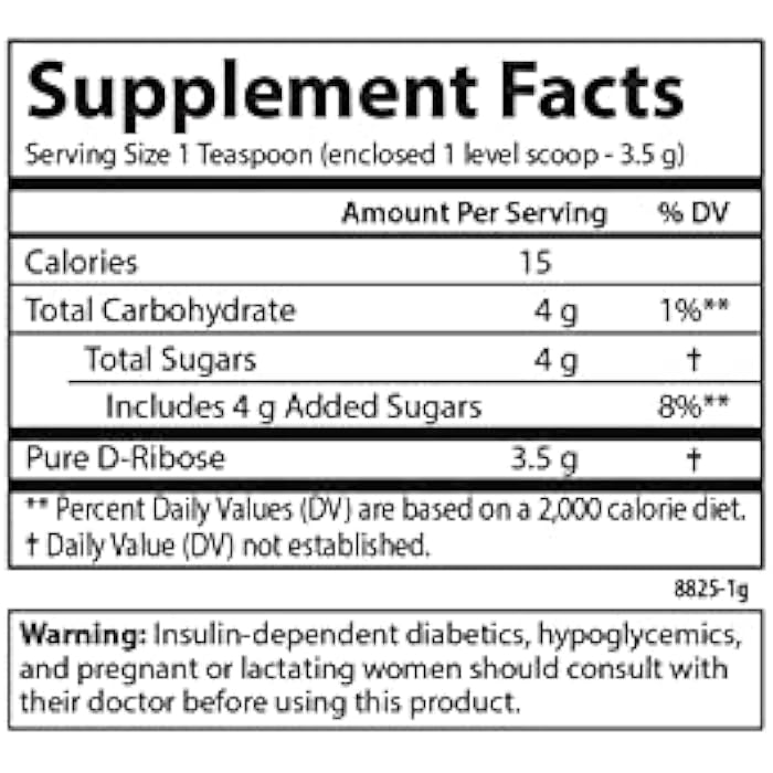 Carlson - Ribose, 100% Pure D-Ribose, Non-GMO, Energy Production, Muscle Recovery & Athletic Performance, 3.53 oz (100 g) - Image 4