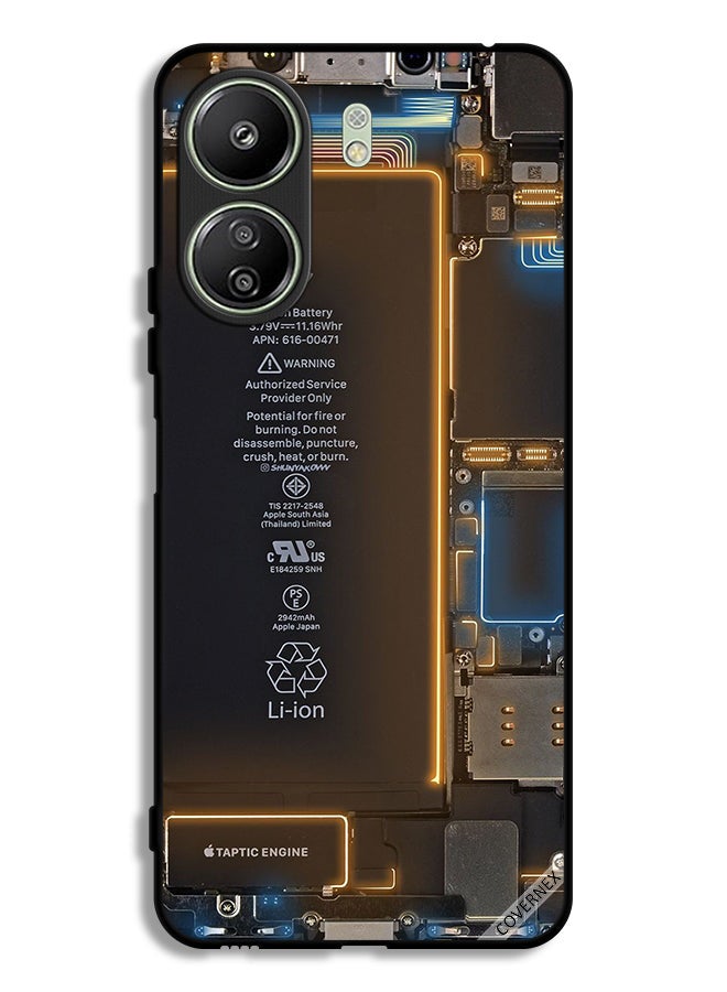 Covernex Xiaomi Redmi 13C Protective Case Cover Phone Back Inside Pattern - Image 1