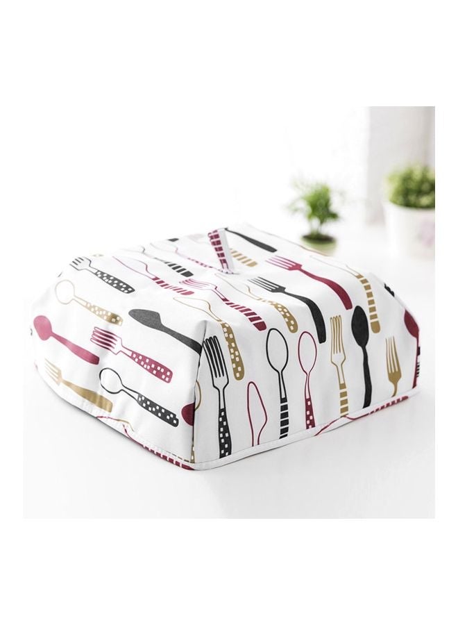 Insulating Folding Food Lid Cover White/Pink/Black 35x29x4centimeter - Image 3