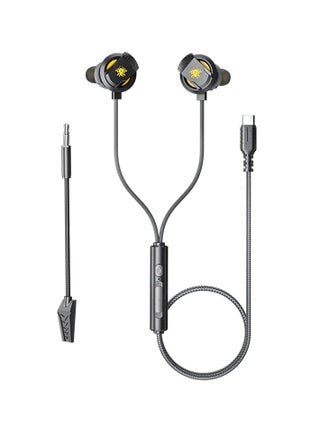 Plextone RX5 In-Ear Type-C Headphones with Detachable and Foldable Microphone The ear cushions are made of lightweight, non-slip silicone for a great feel during use and gaming. - pzsku/ZEEB9C262884496EBC3F5Z/45/_/1732371129/abb74ac6-7d75-4364-886d-2689e6e10099