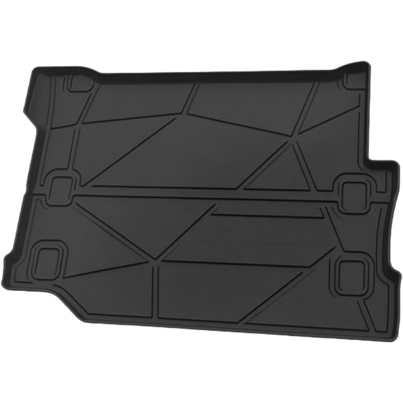 HEROFFIX Flat Face Cargo Liner Rear Trunk Mat Trunk Cargo Luggage Boot Tray Mat Irregular Pattern for Jeep Wrangler JL 20182023 AntiSlip