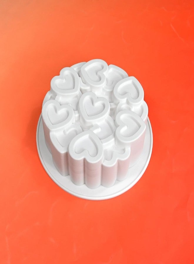 mostsom Silicone Mold Chocolate Bar Food Grade Non-Stick Deep Mould for Candy, Snacks, Baking Silicone Muffin Pan, Cupcake Molds, Easy Release & Durable (A_ Love Heart) - Image 3