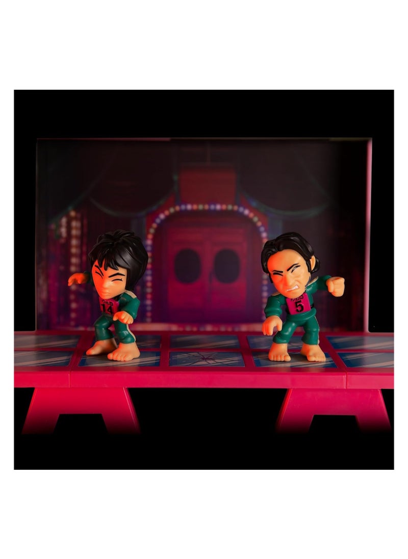 iMC Toys - IMC Toys Squid Game Challenge Glass Tile Game from the Netflix Series, Challenges to Play and Display, Includes Mini Set and Figures, Game for Adults 17 Years and Up - Image 1