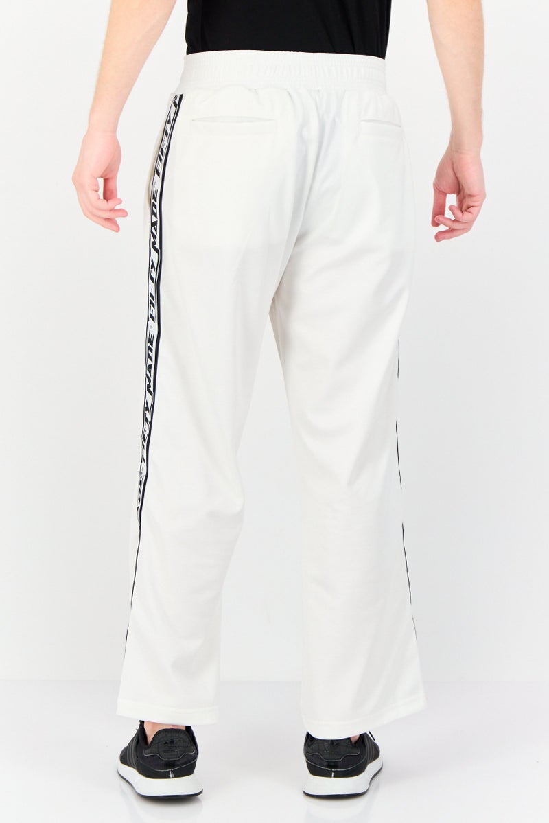 Fifty Made Men Sportswear Fit Training Track Pants, White  - Image 4