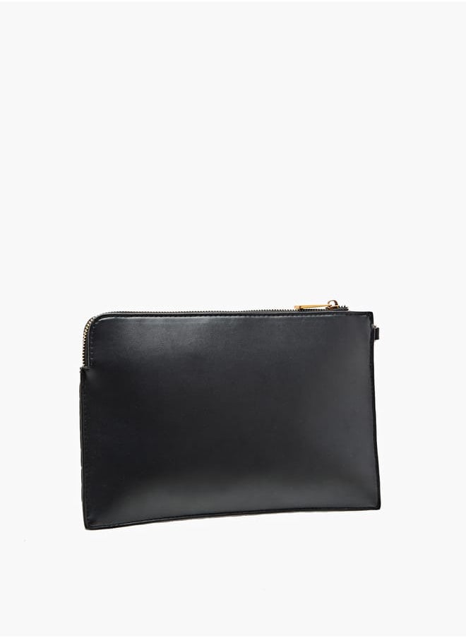 Flora Bella By Shoexpress - Women Quilted Wallet with Zip Closure and Wrist Loop - Image 1