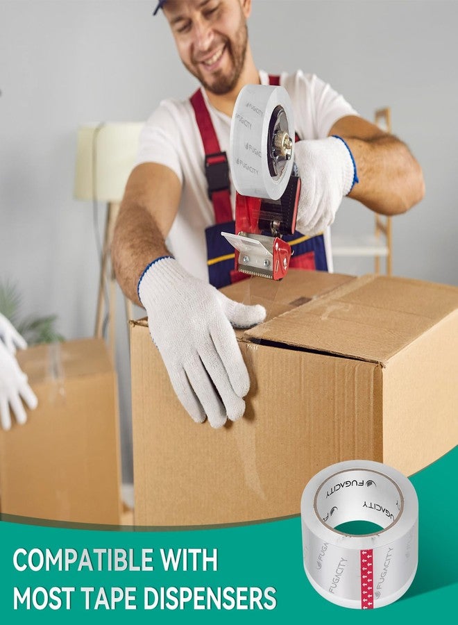 FugaCity Clearer Packing Tape Refills (6 Rolls),Heavy Duty Packaging Tape for Moving Sealing, Moving Supplies Shipping Tape,2.7 Mil Thick, 1.88 in Wide,65 Yards PER Roll,Total 390 Yards - Image 5