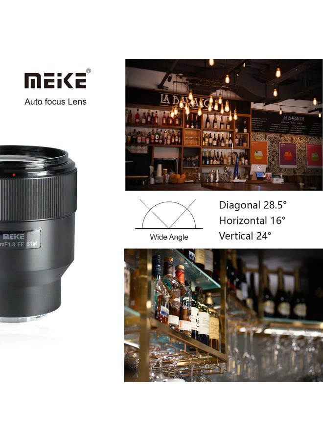 Meike عدسة بورتريه متوسطة الطول 85 مم F1.8 بتركيز تلقائي STM للإطار الكامل متوافقة مع كاميرات سوني E Mount المرآة A7 A7R A74 A7R4 A7C A7III A7RII A7RIII A7SIII A7SII A9 - Image 4