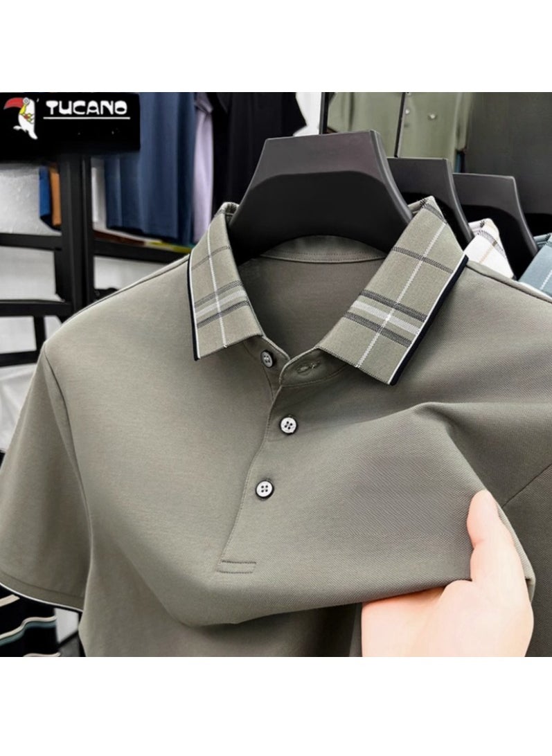 Tucano - Men's Short Sleeved High-End T-Shirt Polo Shirt - Image 1