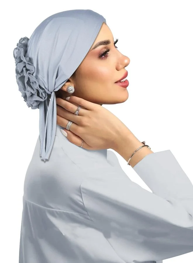 Take Two Grey Plain Hijab