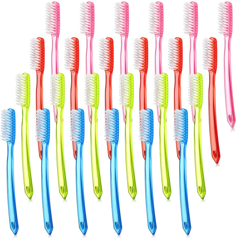 Zopeal Extra Hard and Firm Toothbrush for Adults Bulk Huge Head Bristle Full Head Manual Toothbrush for Cleaning24 Pieces