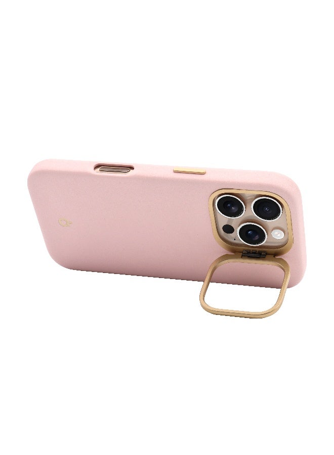 ALot ARISTO CASE FOR I PHONE 16 PROMAX PINK Technical PU+Microbifer +Magnetic +Nickle logo - Image 1
