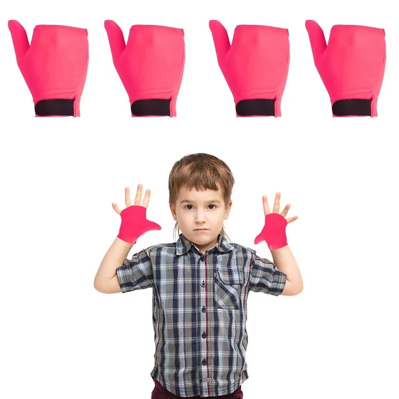 Yxmeiguo 4pcs Thumb Guard Kids AntiSucking Glove Chewy Compression Thumb Guard for Ages 512 