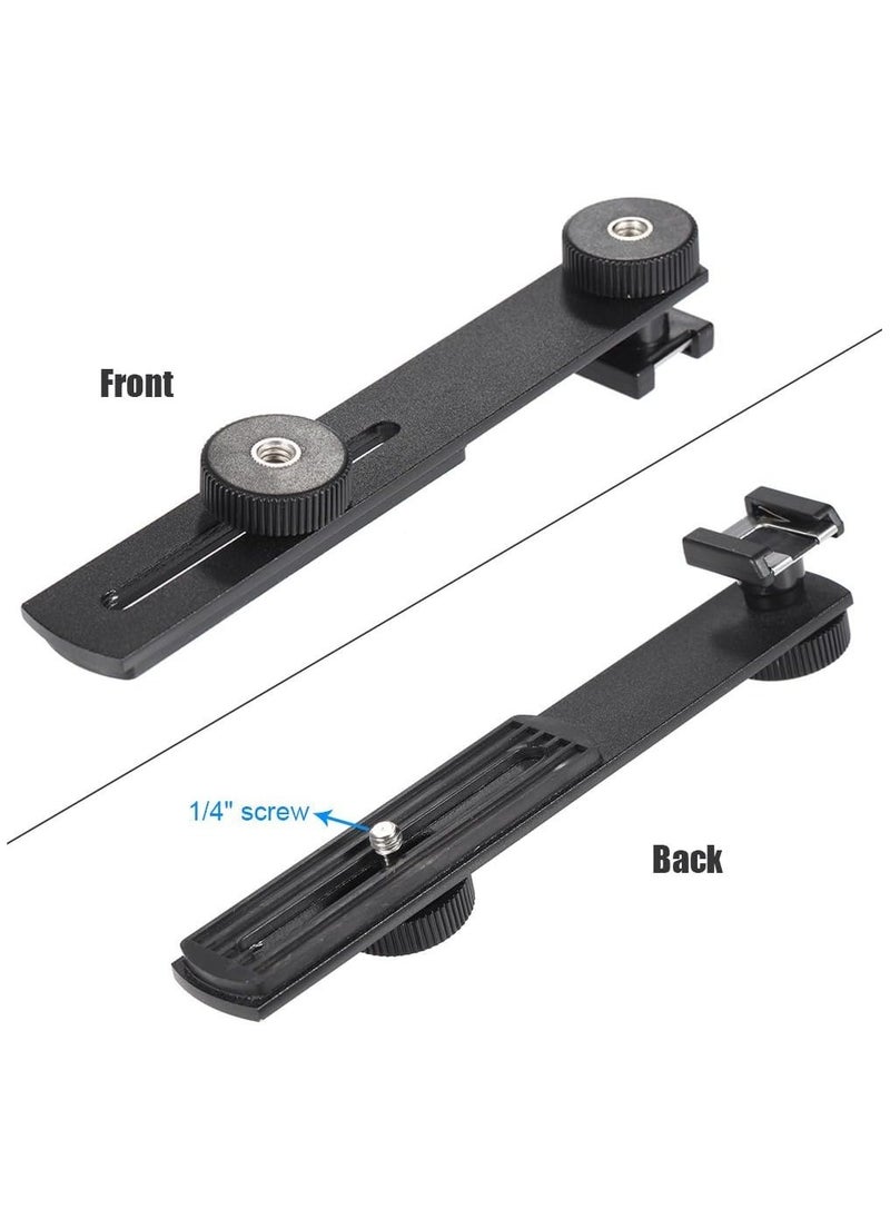 BOYA Boya BY-C01 Aluminium Alloy Universal Bracket Additional Cold-Shoe and 1/4in-20 Screw Mount for Microphone DV Camcorder Flash LED Light Microphone  - Image 5