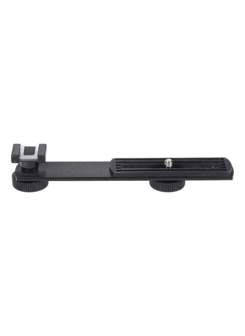 BOYA Boya BY-C01 Aluminium Alloy Universal Bracket Additional Cold-Shoe and 1/4in-20 Screw Mount for Microphone DV Camcorder Flash LED Light Microphone  - Image 1