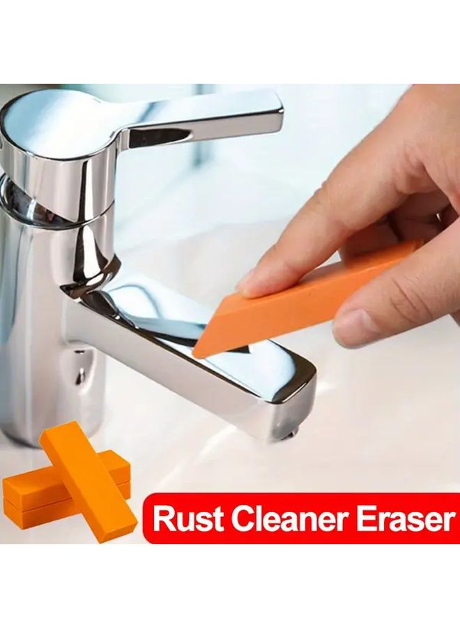 Orange Rust And Scale Eraser Stick Multi Functional Rubber Cleaning Tool For Kitchen Bathroom - Image 1