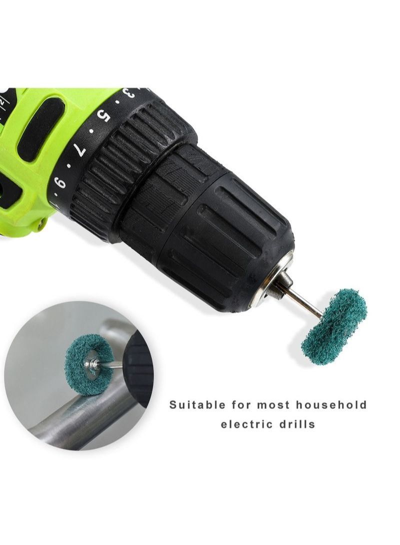 NIBEMINENT 40Pcs Scouring Pad Fiber Polishing Wheel Set - Image 4