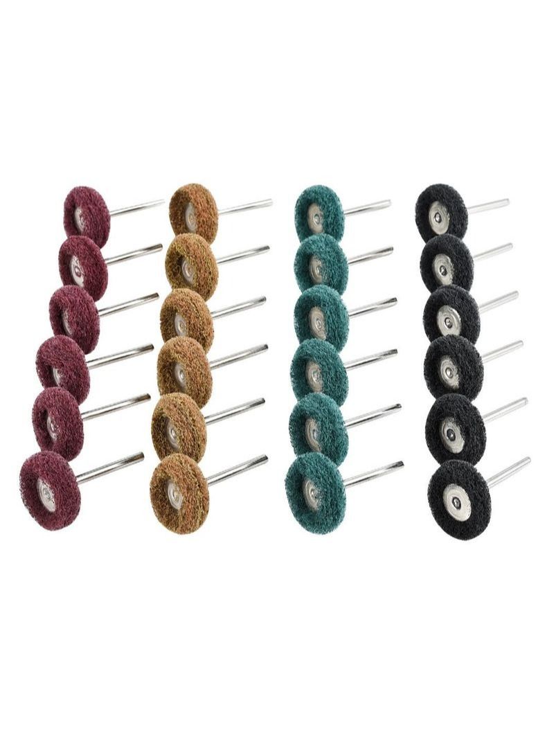 NIBEMINENT 40Pcs Scouring Pad Fiber Polishing Wheel Set - Image 1