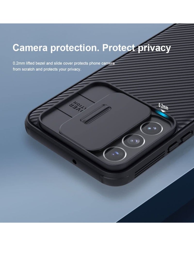 ELTRAZONE جراب Nillkin Galaxy S22 مع غطاء للكاميرا، جراب CamShield Pro مع حماية للكاميرا المنزلقة، جراب رفيع مقاوم للصدمات - Image 2