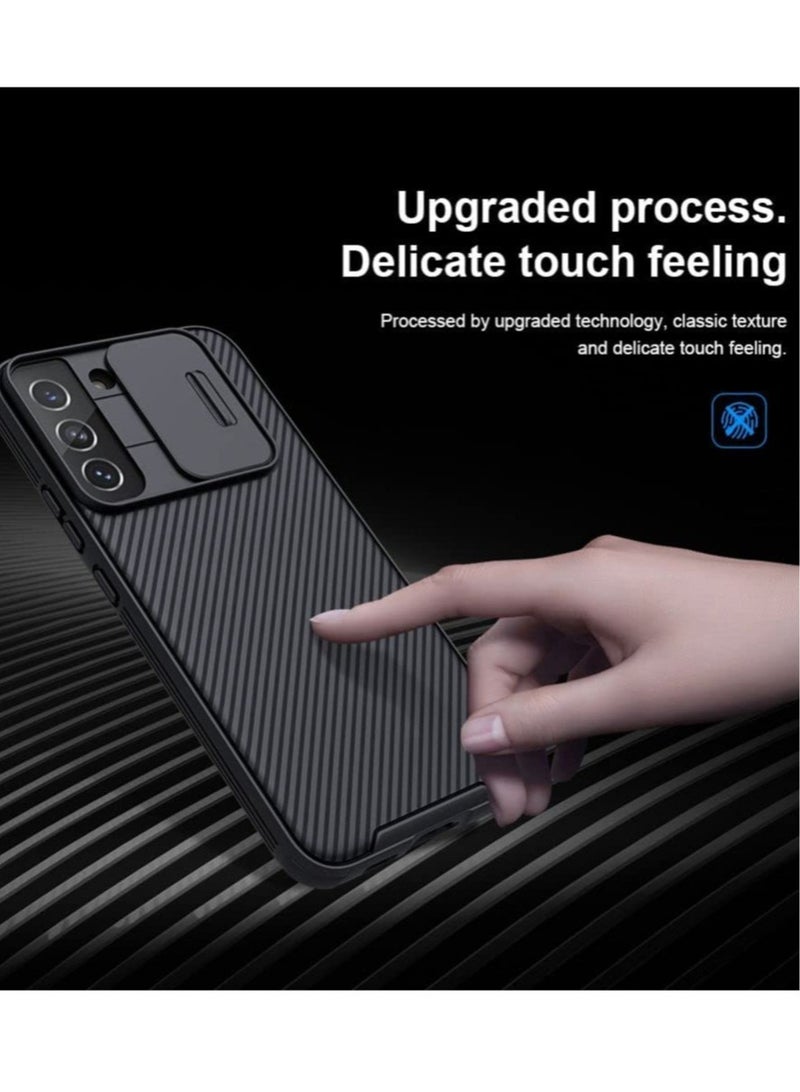ELTRAZONE جراب Nillkin Galaxy S22 مع غطاء للكاميرا، جراب CamShield Pro مع حماية للكاميرا المنزلقة، جراب رفيع مقاوم للصدمات - Image 3