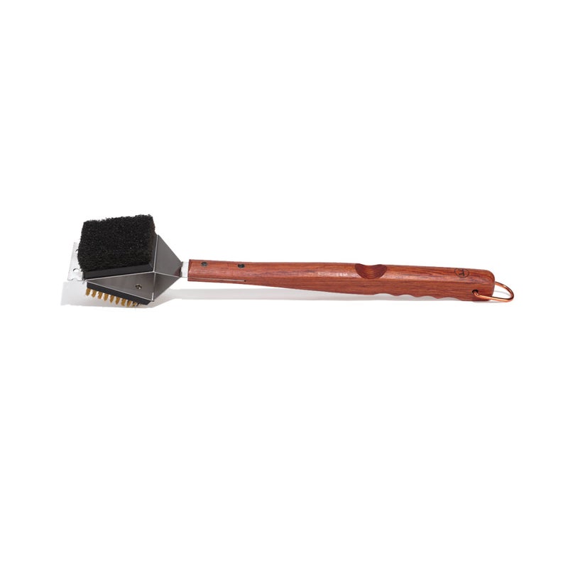 Outset QB45 3in1 EA Rosewood 3 in 1 Grill Brush