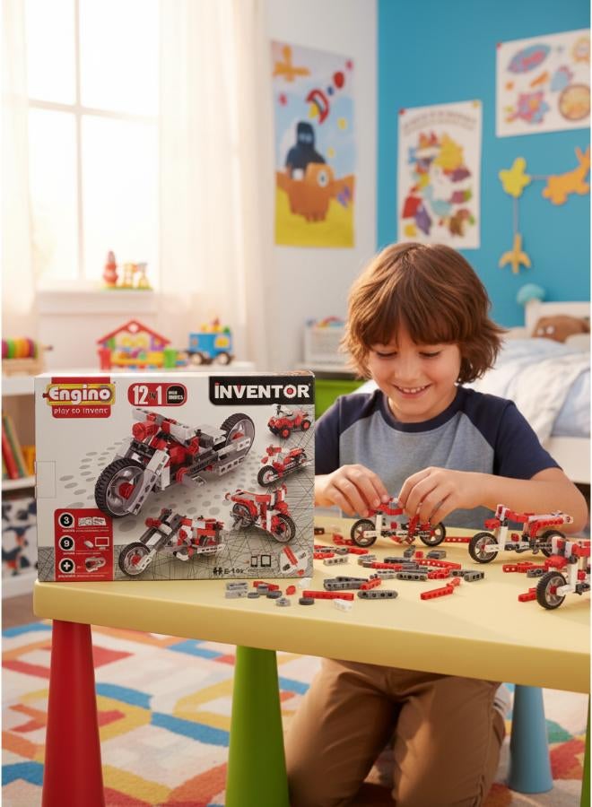 Inventor Engino Play To Invent 12-In-1 Bikes Models - Image 3