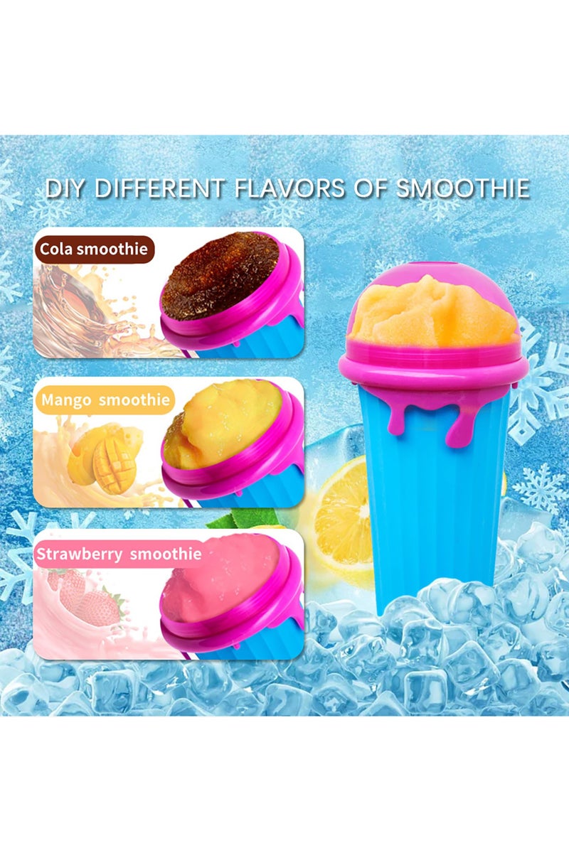 فلوشرينيك كوب صانعة الآيس كريم، كوب آيس كريم سحري سريع التجميد بسعة 16.9 أونصة، كوب تبريد، كوب ضغط مزدوج الطبقة، صانعة مخروط الثلج، مناسبة للأطفال والعائلات - Image 3