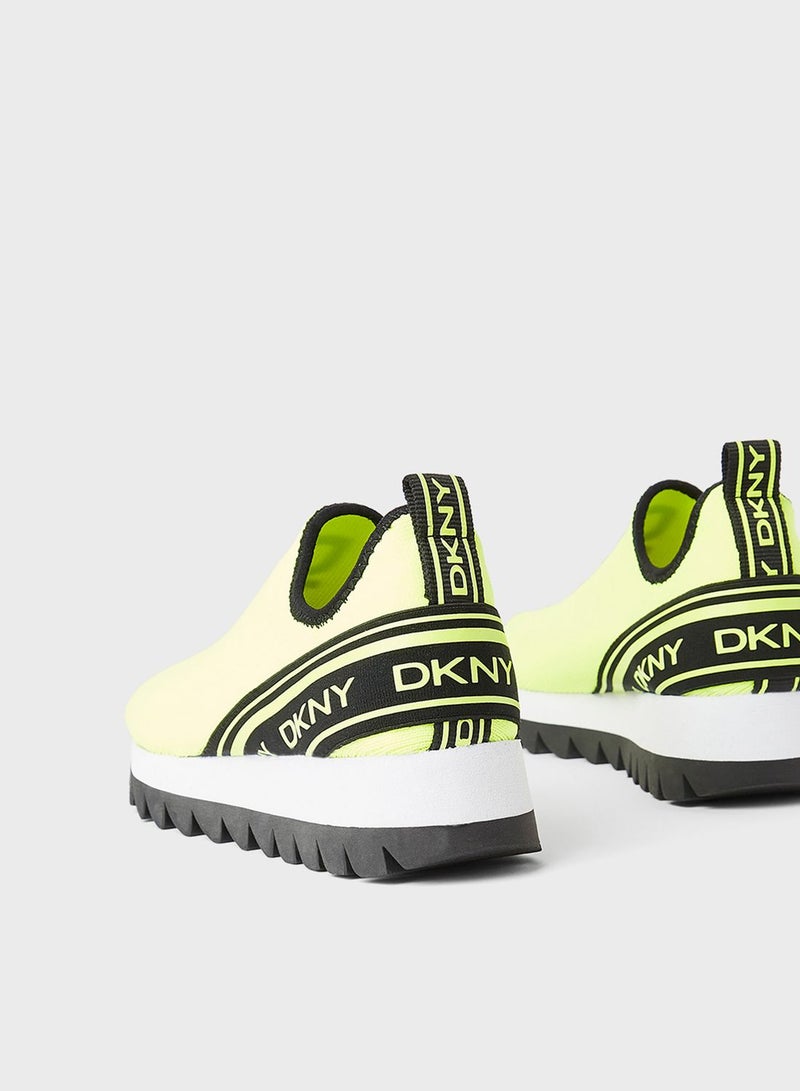 DKNY Logo Knit Slip-Ons  - Image 3