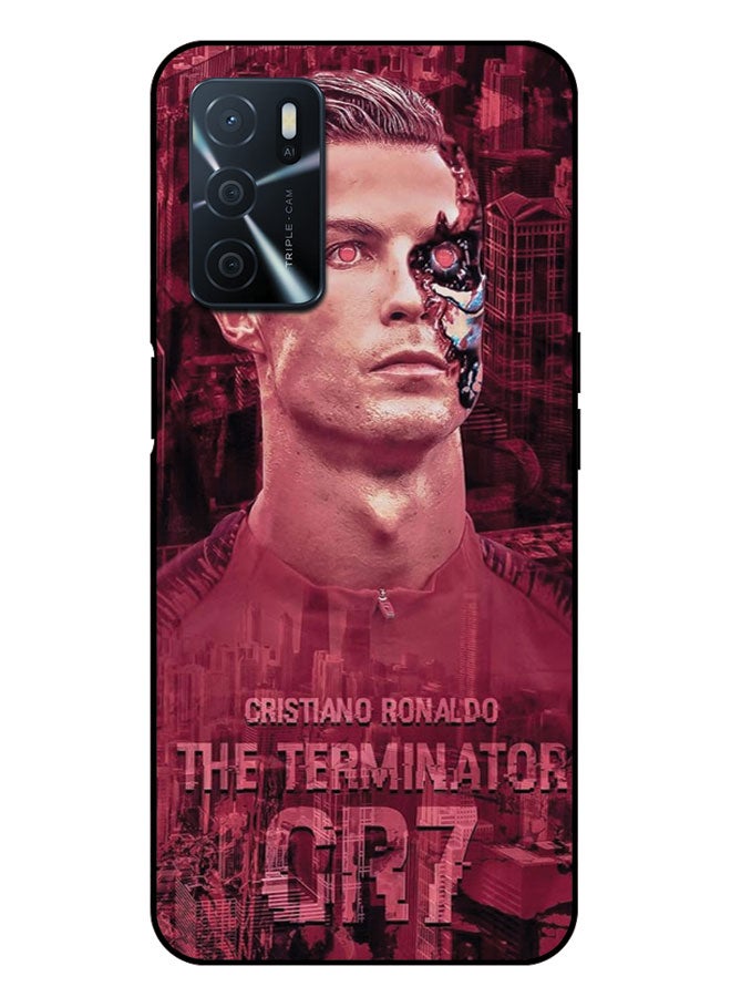 الصيد العين غطاء حماية مطبوع لهاتف Oppo A16 - تمساح - Image 1