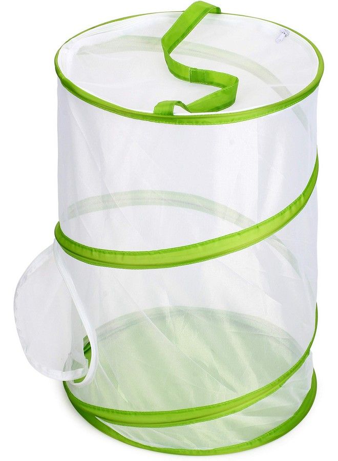 RESTCLOUD 20" Large Butterfly Habitat Giant Collapsible Insect Mesh Cage Terrarium Pop Up 12" X 20" Tall - Image 1