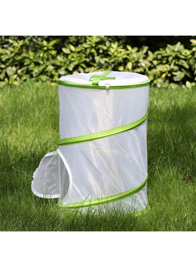 RESTCLOUD 20" Large Butterfly Habitat Giant Collapsible Insect Mesh Cage Terrarium Pop Up 12" X 20" Tall - Image 4