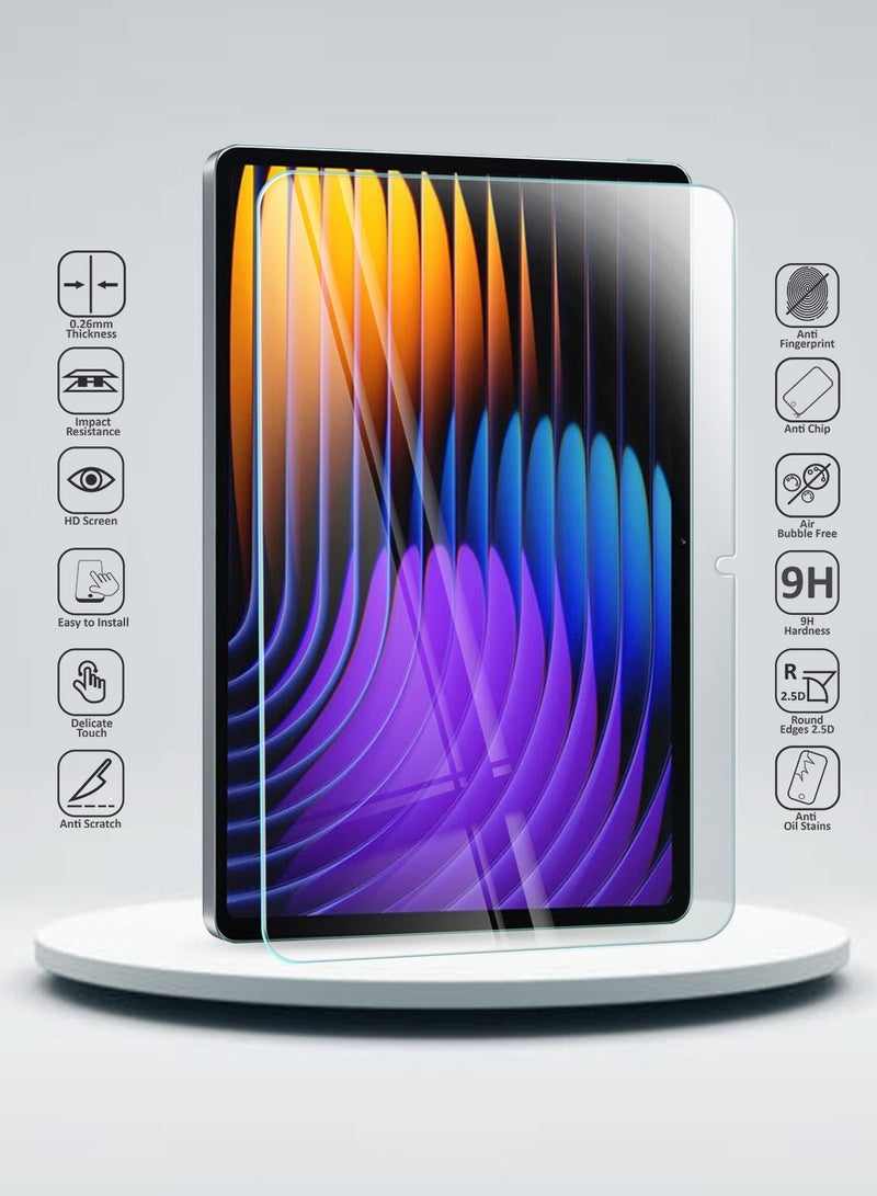 دبليو تيك شاومي باد 7 / باد 7 برو (11.2 بوصة) 2024 واقي شاشة زجاجي مقوى 9H Ultra HD - شفاف - Image 2