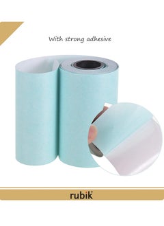 Rubik Printable Sticker Paper Rolls for PeriPage A6 Printer, Paperang P1/P2 Mini Photo Printer, Self-Adhesive Direct Thermal Paper Size 57 x 30mm (2.17 * 1.18in) 3 Rolls  - Image 2