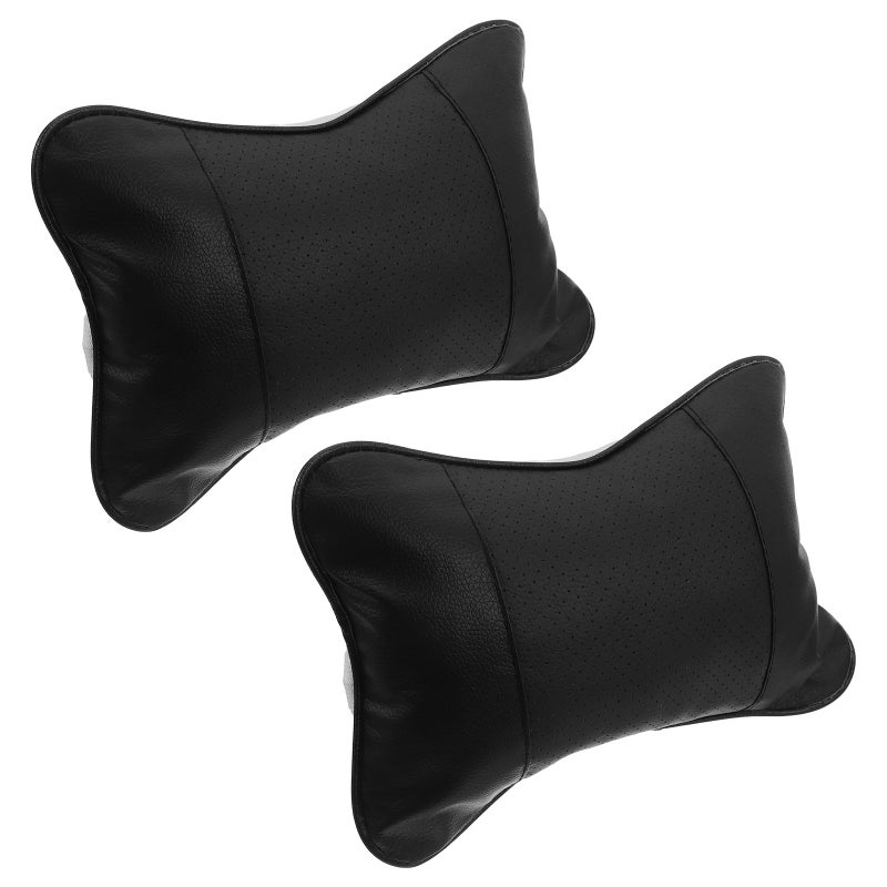 2pcs Car Neck Pillow for Drivers: Car Headrest Pillow Ergonomic & Comfortable Easy to Install with Elastic Strap Fits Most Vehicle Seats for Trip - Image 1