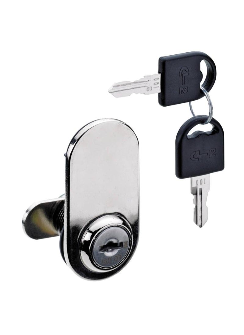 Hettich - Hettich Steel Glass Door Lock 4 14mm - Image 1