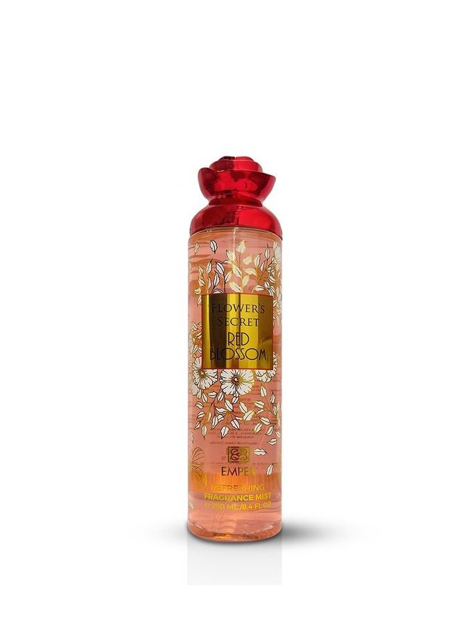 Emper - Flowers Secret Red Blossom - Pour Femme - Fragrance Mist - 250 Ml - Image 1