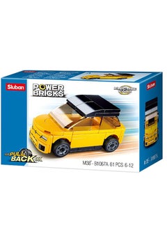 Sluban Power Bricks Series - Yellow Electric Vehicle Building Blocks 61 PCS 