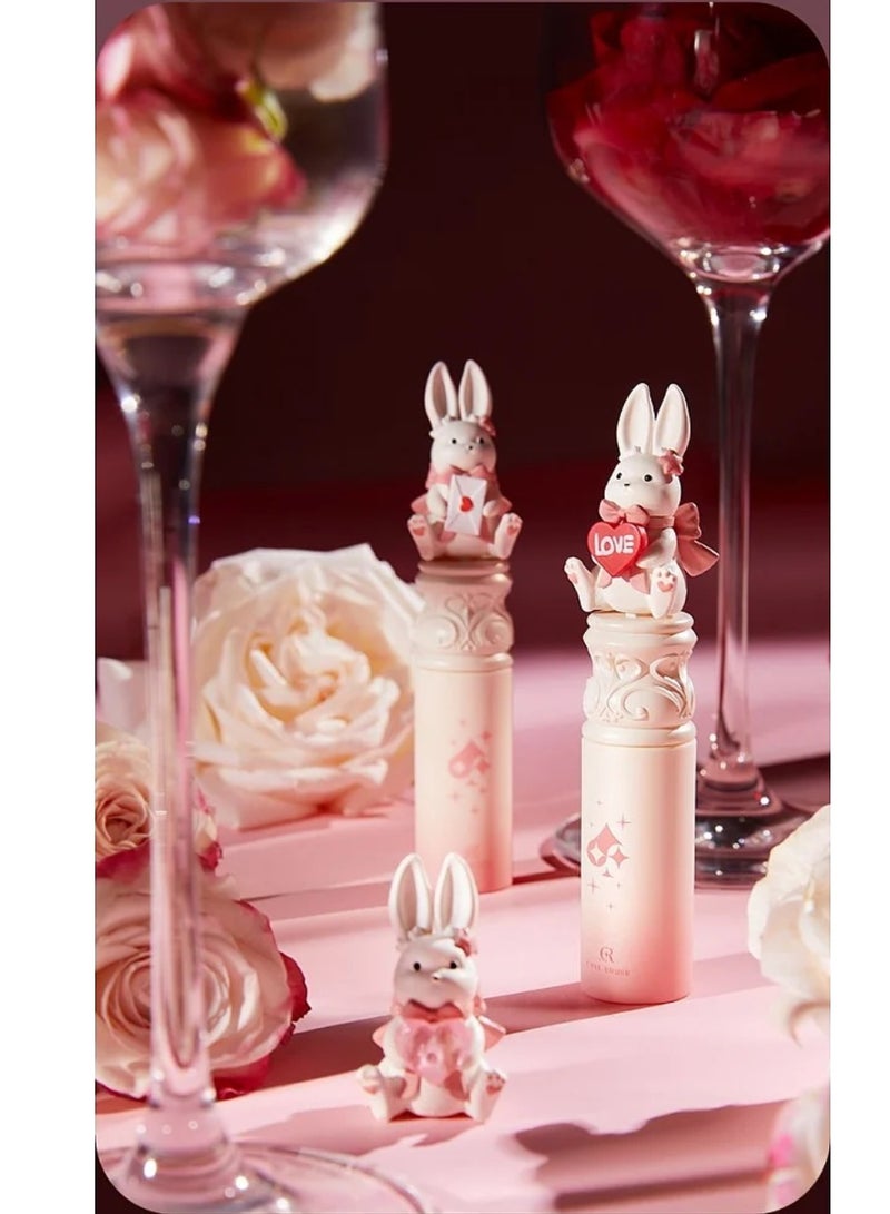 Cute Rumor Wonderland Tea Party Series White Rabbit Velvet Finish Liquid Lipstick - Image 3